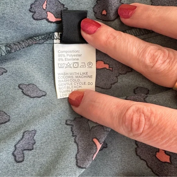 SHEIN Dark Green Animal Print Maxi Dress - Picture 5 of 5